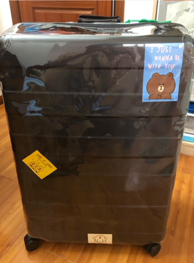 适用无印良品MUJI行李箱保护套免脱卸透明旅行拉杆箱套63/88/105L