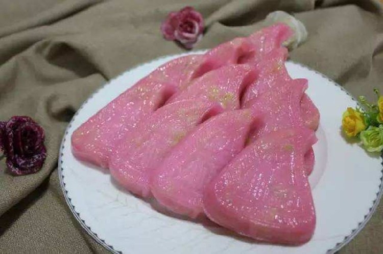 潮汕红壳桃粿绿豆馅 红桃粿糯米饭 红粿桃 素紅粿 寿桃粿 4个/份