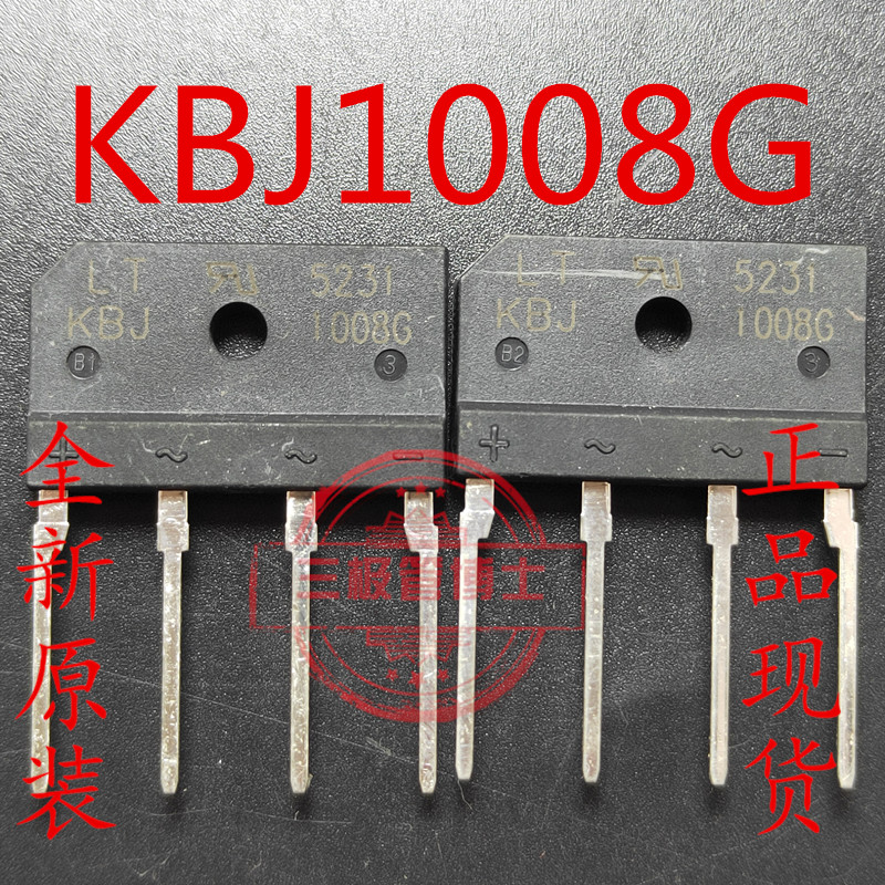 KBJ1008G全新原装正品/10A800V/整流桥堆/KBJ1006G/D10XB60H