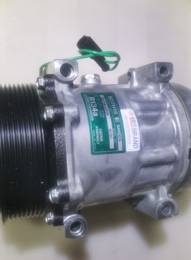 适用卡特原厂320挖掘机330空调349压缩机三电SANDEN压缩机 冷气泵