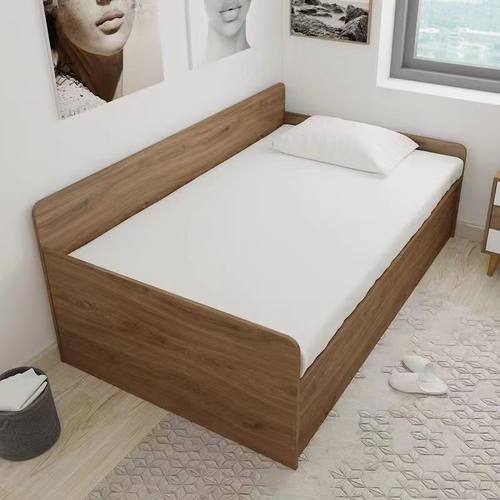 实木榻榻米沙发床 北欧风小户型储物 单人床 多功能收纳沙发床