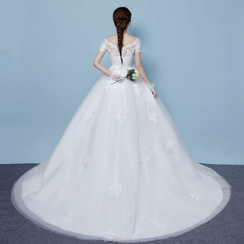 孔雀婚纱
