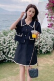 现货主推新款2023小香风两件套160-5342-P125178，女装套装/套裙，浙宝160