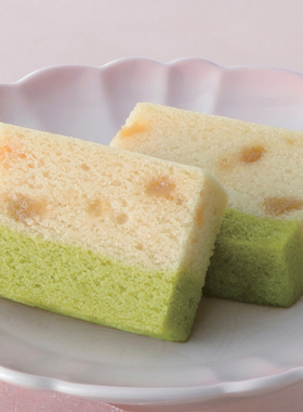 日本 女儿节限定 果匠清闲院 桃香双色浮岛 盒装 4切