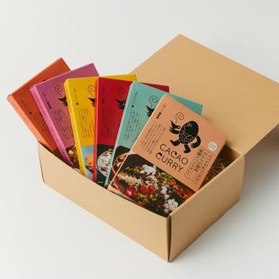 日本 6种口味咖喱礼盒 盒装 6食 期间限定