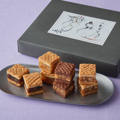 日本四种口味焦糖胡桃曲奇