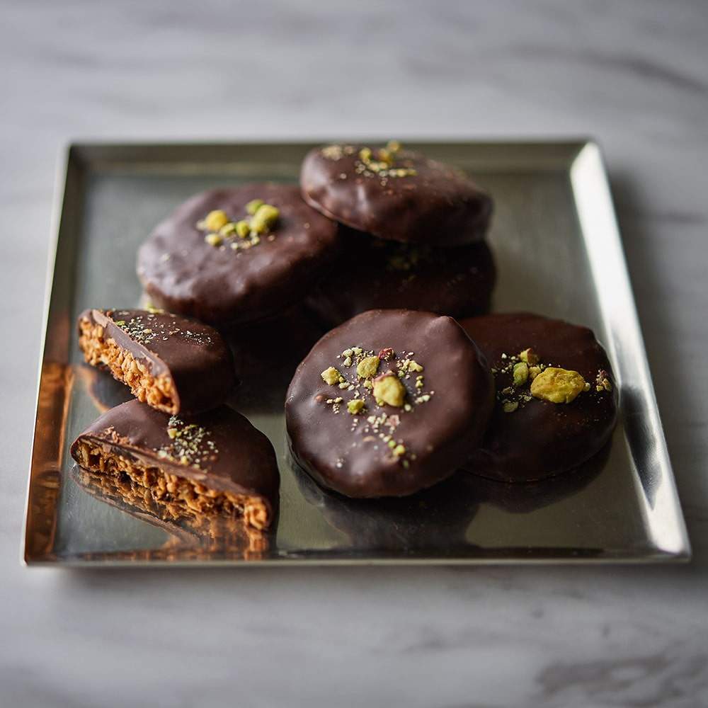 日本 冬季限定 脆皮巧克力夹心焦糖太妃杏仁排 木箱装 6枚