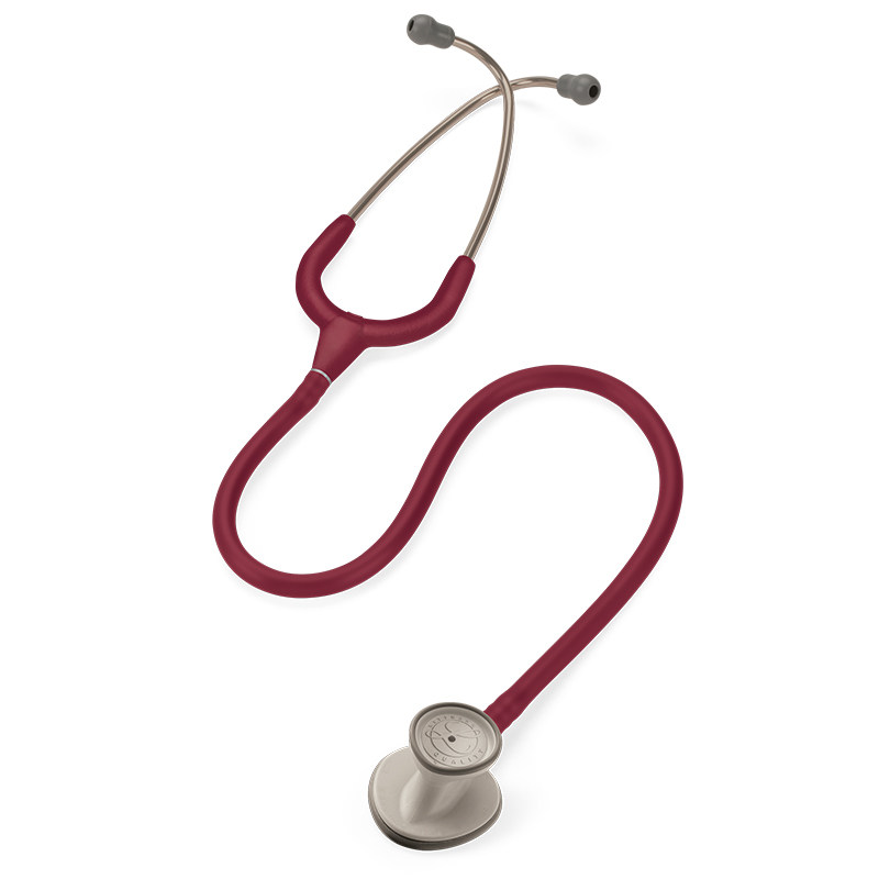 美国原装进口3M Littmann 轻巧型听诊器医用家用包邮 2451酒红色