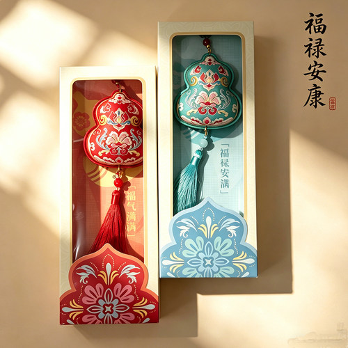 敦煌藻井纹香囊景区文创香包礼品