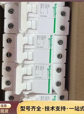 施耐德全新正品C9N空气开关，2P 63A规格，型号C9F1询价