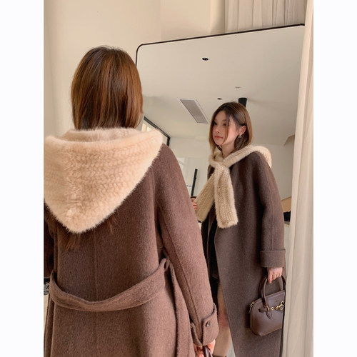 水貂毛风雪帽韩版秋冬