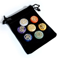 Символ семь цветов 7+черный бархатный пакет