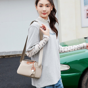 优胜者2026新款时尚休闲百搭女士简约单肩斜挎包轻奢妈妈包小包包