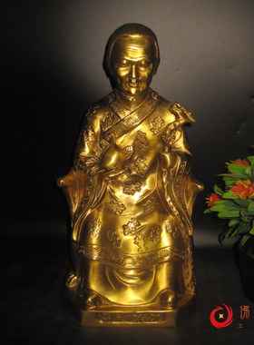 黑老太太妈妈铜像摆件