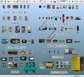 控制电路设计 电工仿真模拟接线 软件 电器实训教学 电气仿真学习