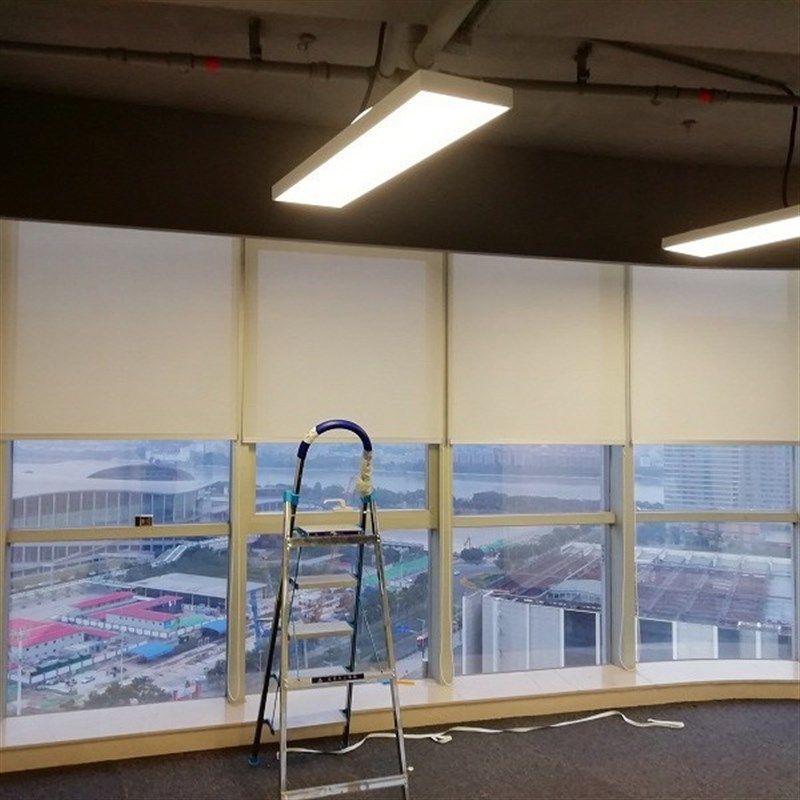 拍前询价武汉厂家办公室写字楼阳光面料遮阳阻燃X遮光手拉议价