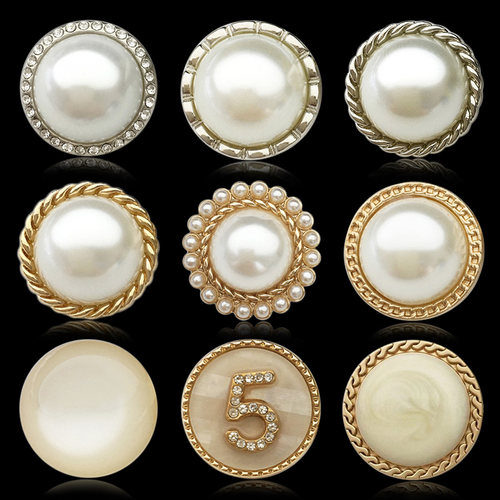 配件钮扣珍珠大衣扣子