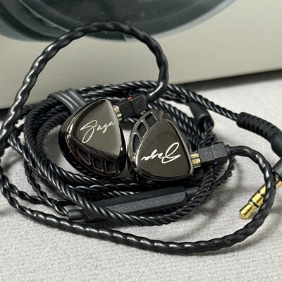 KZ传奇Saga单动圈有线HIFI全金属耳机可换线入耳式电竞游戏耳机