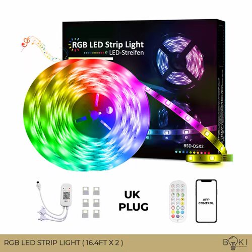 看遥控知一二！LED灯带RGB电竞智能氛围灯装饰灯条APP遥控氛围灯