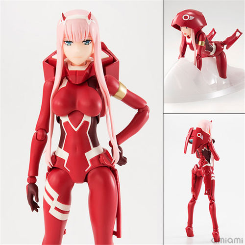 御宅手办正版现货万代DARLING in the FRANX 鹤望兰 02 可动手办