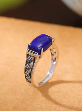 2025新款限时优惠青金石戒指女