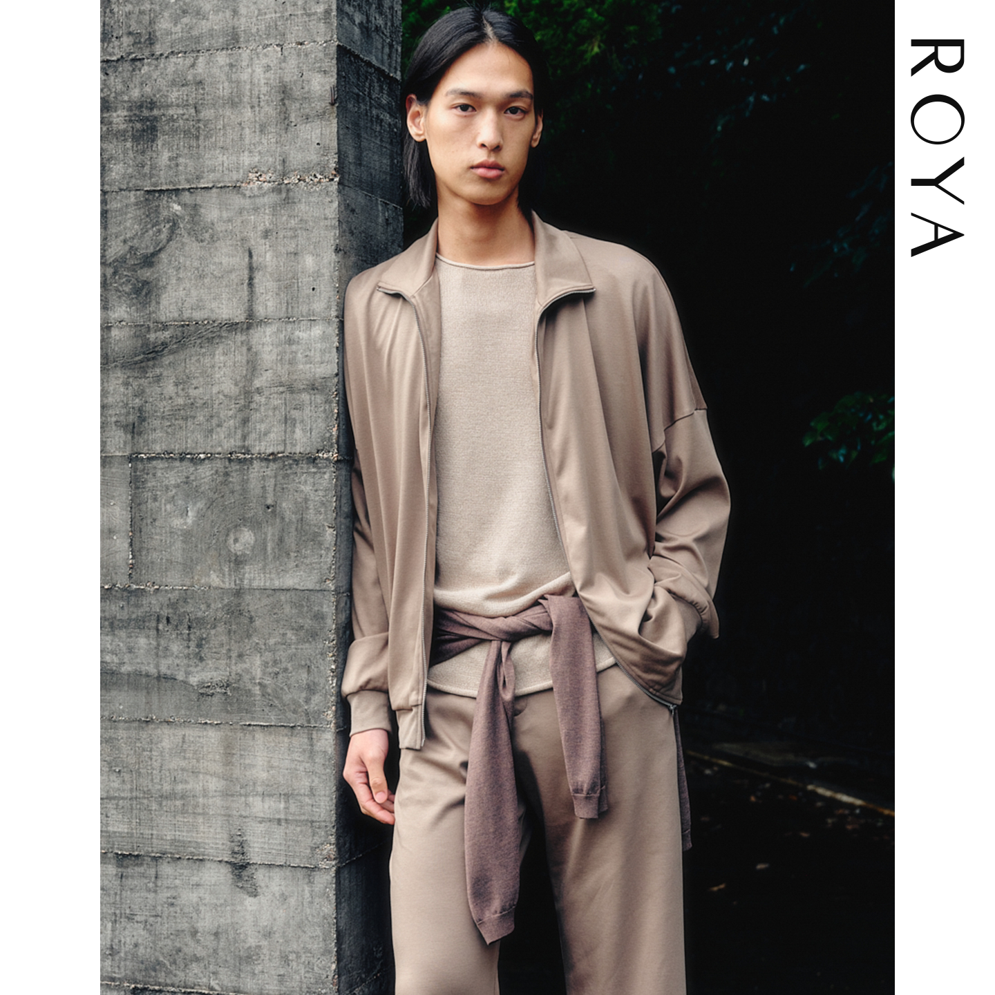 ROYA | 进口液氨匹马棉拉链卫衣百搭通勤长期主义卫衣外套春款
