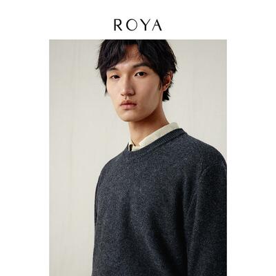 美利奴羊毛ROYA圆领套头针织衫