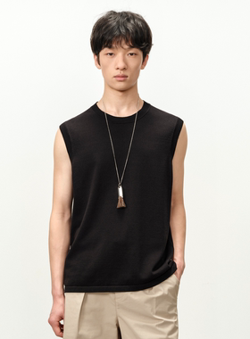 ROYA丨人丝棉针织背心天然呼吸感柔滑垂坠收边贴身高品质纱线