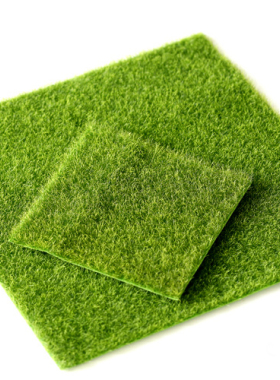 仿真假草皮微景观园艺装饰摄影道具创意植物造景假草坪可自行裁剪