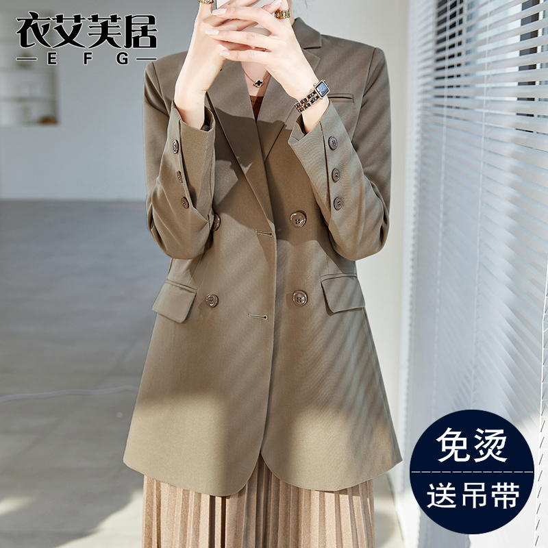 休闲西装外套女士2023新款秋冬季时尚气质上衣高级感小个子西服春