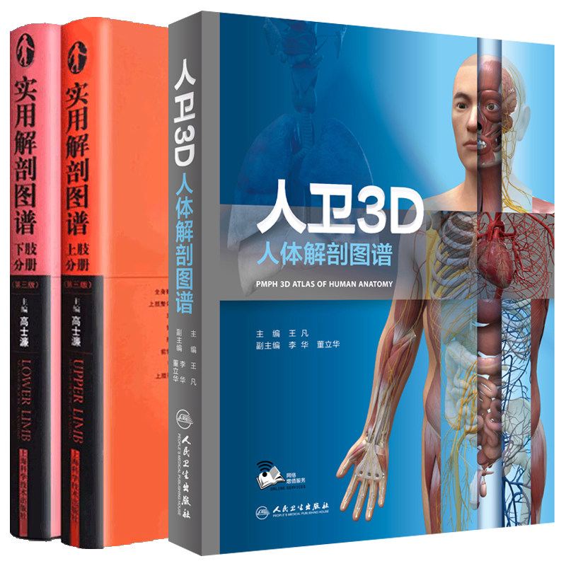 实用解剖图谱全彩解剖学教材图片