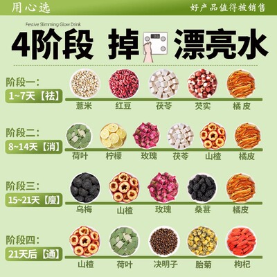 苹果山楂减肥茶刮油茶脾胃虚弱湿气重肝火盛去湿气排油全身瘦肚子大肚腩减小腹排毒排体内湿寒减肥瘦身燃脂神器男女士专用官方正品