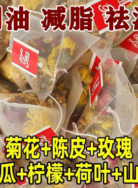 柠檬冬瓜荷叶茶减脂瘦身