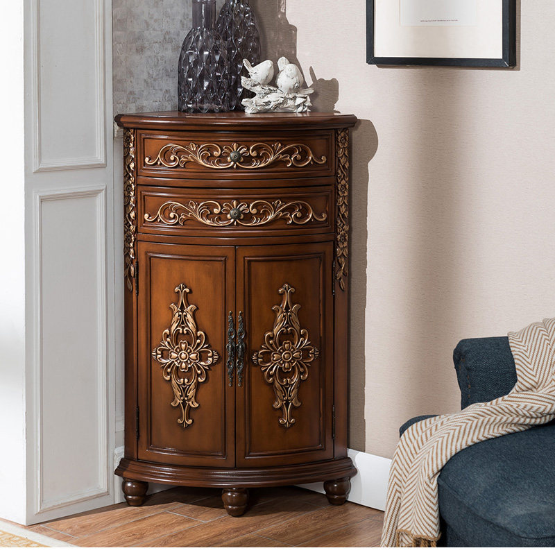 American style rural solid wood Hand drawn Retro Do the old Corner cupboard triangle Lockers Shelf a living room bedroom Corner cabinetin the Residential furniture , Cabinet , Corner cabinet  category - from Buy2taobao.com to provide professional Taobao agent buy service