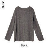 织厚原创设计秋冬绵羊毛圆领长袖 打底毛衣亲肤百搭慵懒Z0190