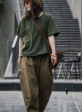 疯子张原创设计新疆棉纯棉短袖T恤08441