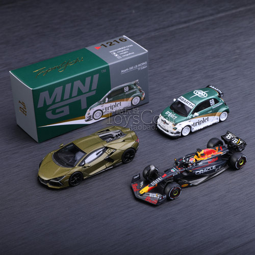 MINIGT 1216阿巴斯595 724红牛F1 1136兰博基尼1/64小比例合金车