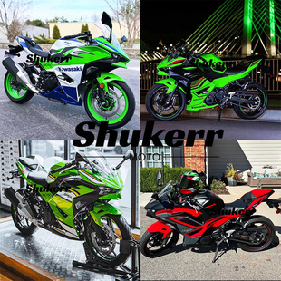 川崎 忍者500 车壳 Ninja500 2024款 全车外壳 车壳改色 版花定制