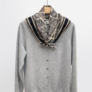 气质桑蚕丝真丝羊毛丝巾围巾中方巾 百搭法式 After 巴黎地图