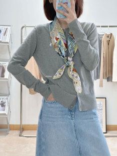 After【奇珍异宝】 经典桑蚕丝真丝斜纹绸丝巾90大方巾防晒披肩女