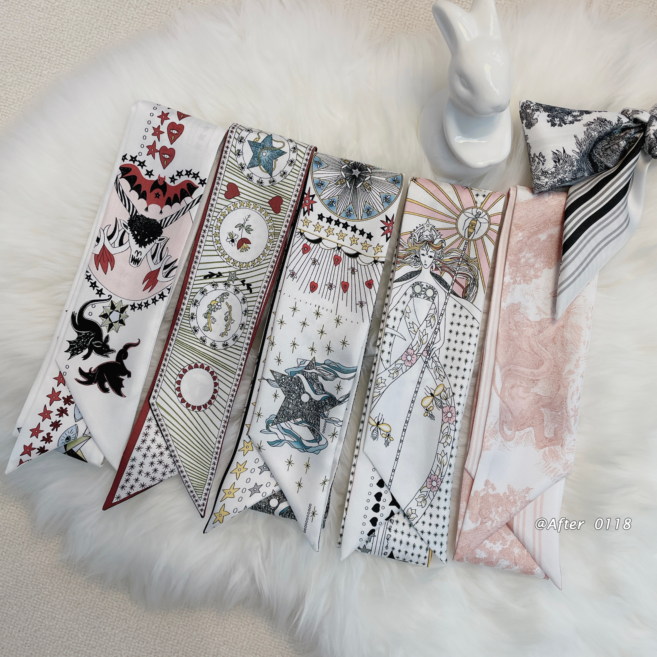 绑包包手柄丝巾飘带长条丝带发带