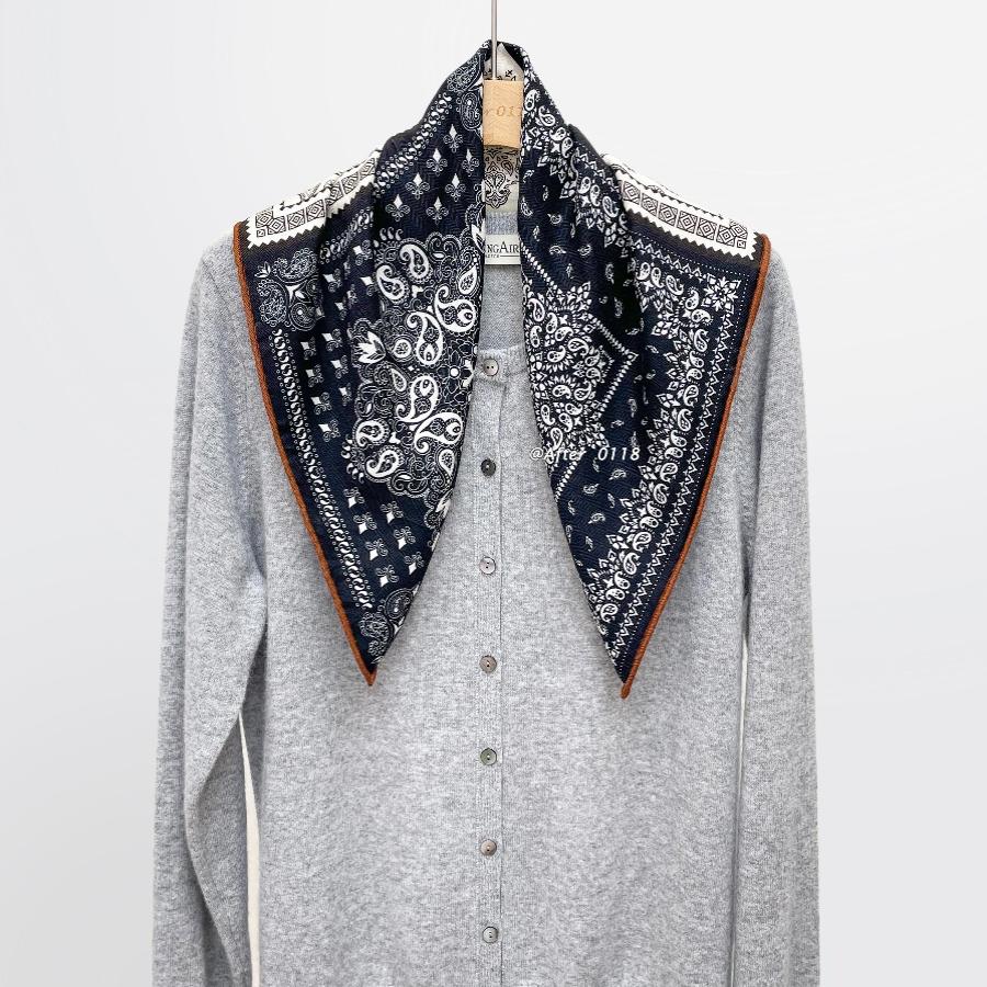 双面异色桑蚕丝真丝羊毛丝巾围巾