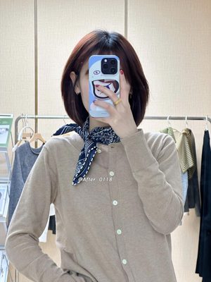 16姆米百搭真丝斜纹绸丝巾方巾