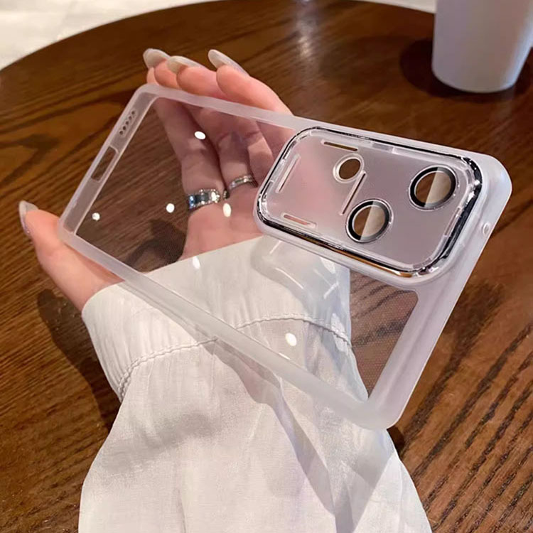 适用Vivo V30手机壳防摔V30Pro国际版硅胶软V30E 5G海外版保护套透明简约全包边自带镜头膜男女情侣新款