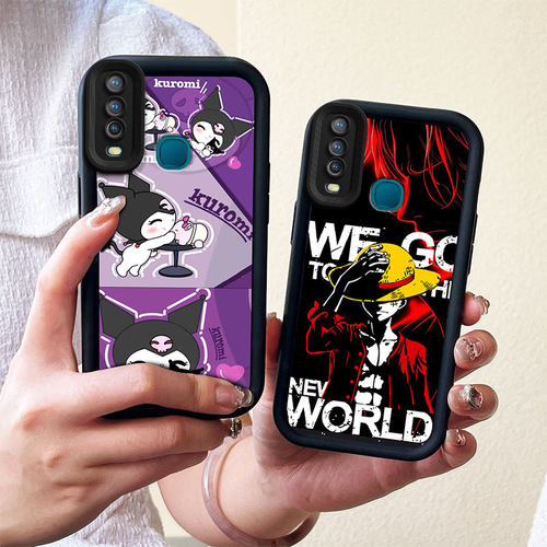 适用VIVO2010海外版VIVO1902手机壳VIVO1904防摔国际版硅胶软全包边保护套个性创意卡通男女情侣新款