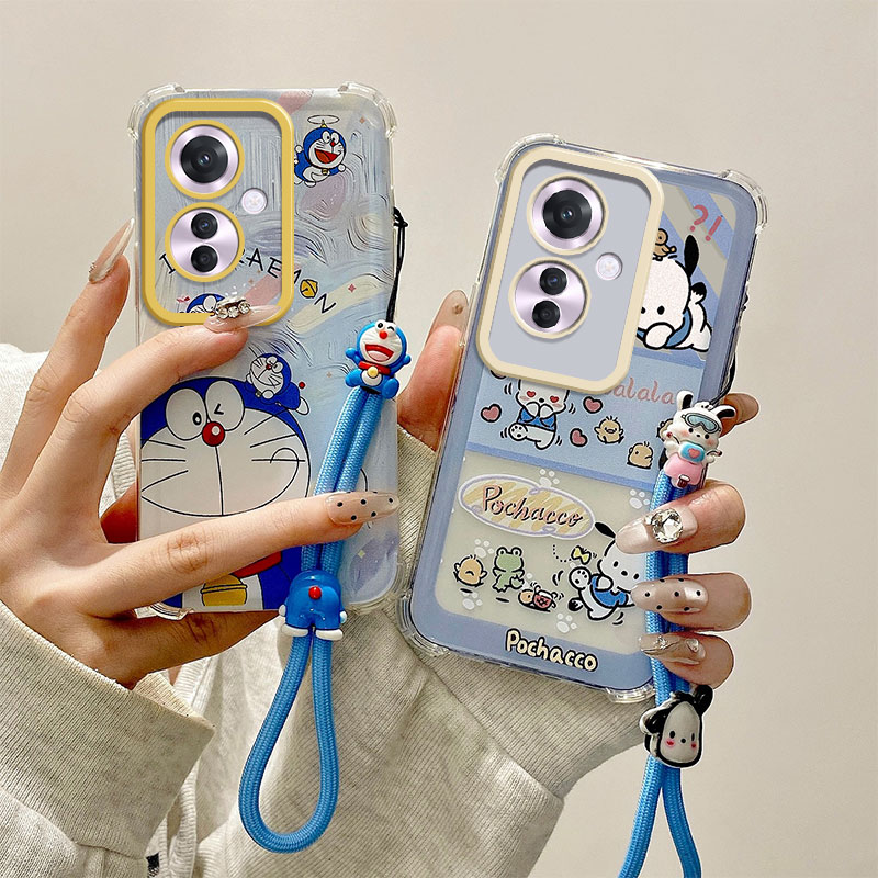 适用OPPO Reno11F 5G海外版手机壳国际版气囊CPH2603防摔硅胶保护套软个性创意立体卡通可爱新款