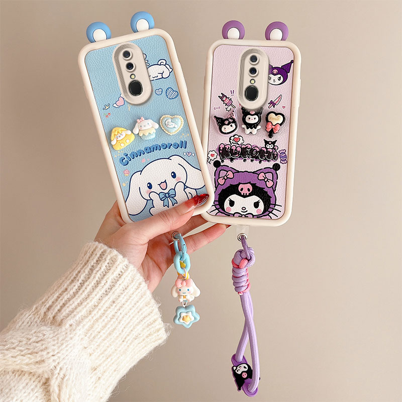 适用OPPO F11海外版手机壳CPH1911国际版气囊CPH1913防摔硅胶保护套软个性创意立体卡通可爱新款