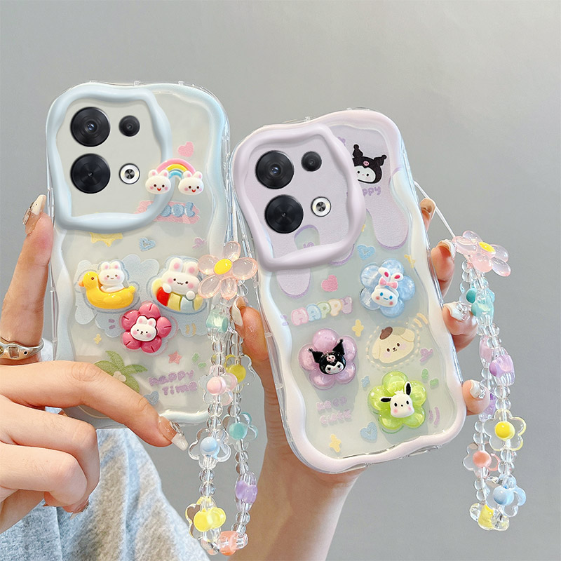 适用OPPO Reno8 5G海外版手机壳气囊防摔Reno8pro 5G国际版透明CPH2359保护套个性创意CPH2357立体卡通女新款