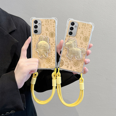 适用三星Galaxy A55 5G手机壳A35 5G硅胶A25 5G全包边A24 4G国际版A26保护套A54 5G防摔卡通创意福袋新年款