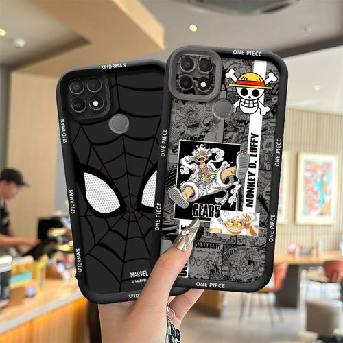 适用OPPO A15海外版手机壳A15S国际版CPH2179气囊防摔CPH2185硅胶保护套软个性创意立体卡通可爱新款